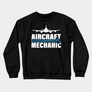 Airplane Aircraft Mechanic Aviation Crewneck Sweatshirt